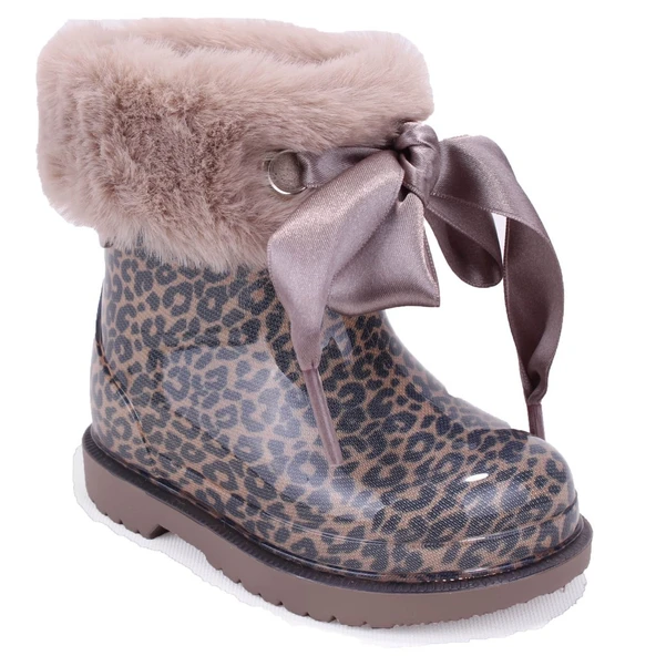 İgor W10338 Bimbi Leo Soft Taupe Ortopedik Kız Çocuk Yağmur Çizme ürün görseli 1