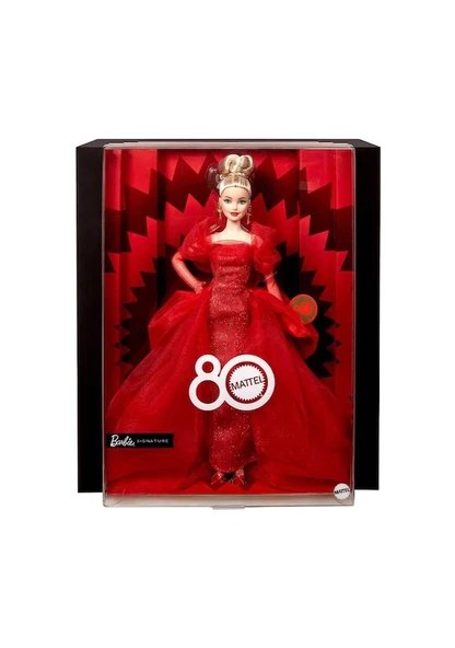 Barbie 80. Yıl Dönüm Koleksiyon Bebeği JBJ17 Lisanslı Ürün ürün görseli 1