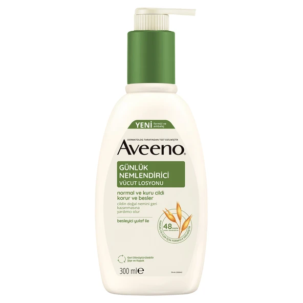 Aveeno Günlük Nemlendirici Vücut Losyonu 300 ml ürün görseli 1