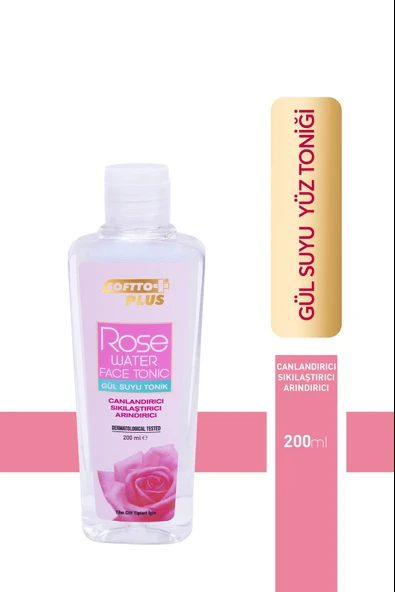 Softto Plus Gül Suyu Tonik 200 Ml ürün görseli 1