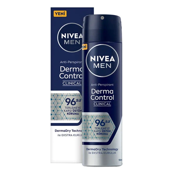 Nivea Men Derma Control Clinical Deodorant 150 ml ürün görseli 1