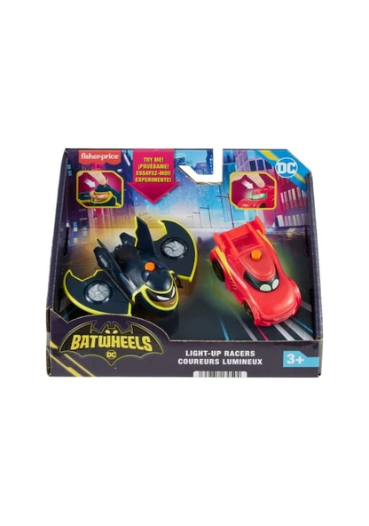 Fisher Price Batwheels Işıklı Yarışçılar HML24 HML26 Lisanslı Ürün ürün görseli 1