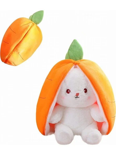 Şapkalı Çantalı Peluş Tavşan - Pelüş Tavşan 03042 ürün görseli 1