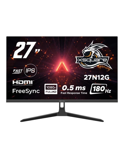 Dexim 27N12G 27'' 180Hz 8ms Gtg - 4ms Oc - 0.5ms Mprt (Hdmı+Dp) Freesync Uyarlamalı Senkronizasyon ürün görseli 1