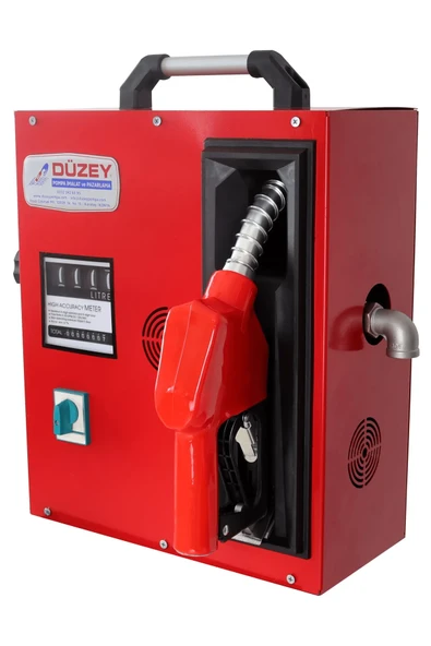 DÜZEY 220 Volt 1'' Sayaçlı Kapaklı Tip Otomatik Mazot Aktarma (Tabanca + Sayaç + Pompa + Hortum) ürün görseli 1
