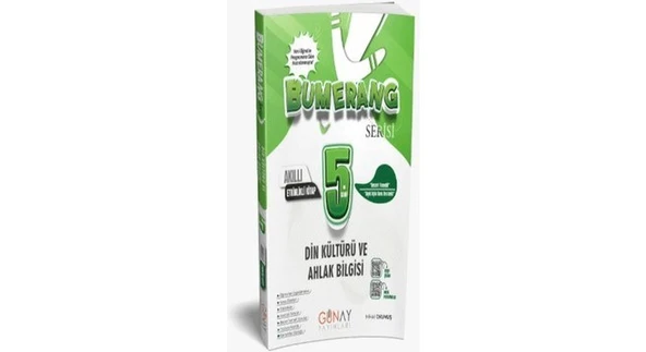 (Sınıf: 5) Bumerang Etkinlikli Din Kültürü ve Ahlak Bilgisi - Mikail Okumuş ürün görseli 1
