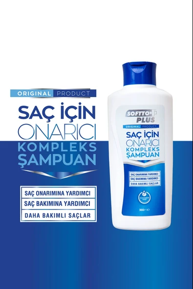 Softto Plus Şampuan Onarıcı Kompleks 360 Ml ürün görseli 1