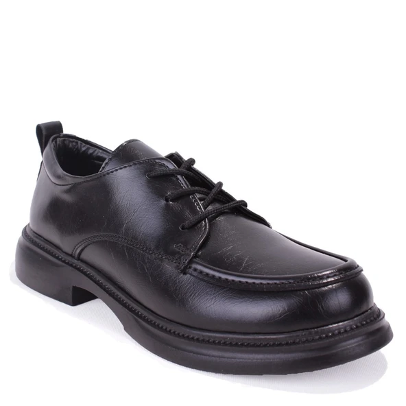 Dagoster DZA07-8892550 Siyah Günlük Bağcıklı Loafer  Kadın Ayakkabı ürün görseli 1