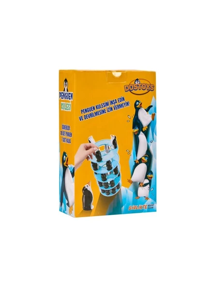 Dostoys Penguen Kulesi Denge Oyunu 2-4 Kişilik 3 Yaş Üstü 007-116 ürün görseli 1