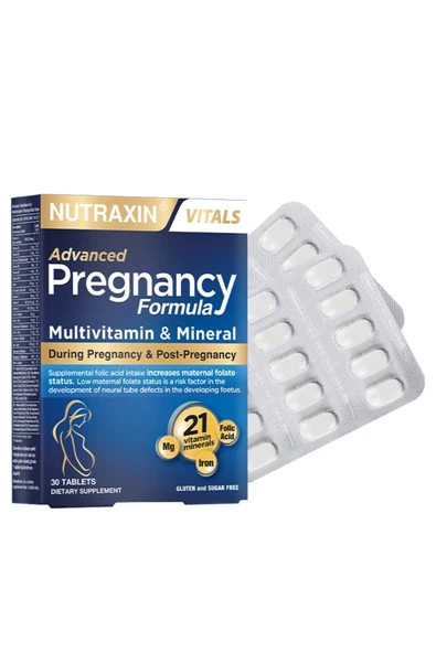 NUTRAXIN PREGNANCY FORMULA 30 TABLET - Resim 2