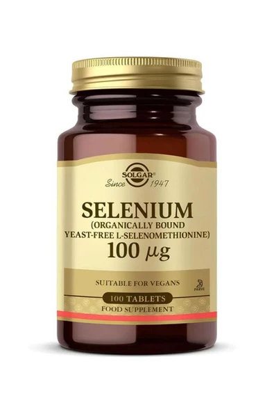 SOLGAR SELENIUM 100 MCG 100 TAB. ürün görseli 1