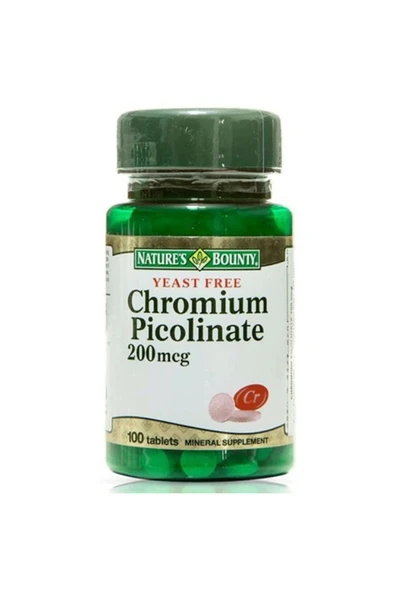 NB CHROMİUM PİCOLİNATE 200 MCG 100 TABLET ürün görseli 1