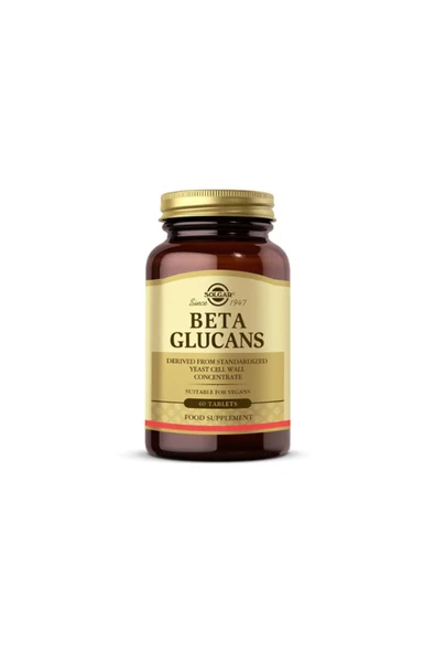 SOLGAR BETA GLUCANS 60 TABLET ürün görseli 1