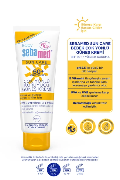 SEBAMED BABY SUN 50 KREM 75 ML - Resim 3