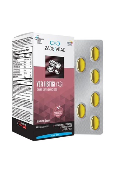ZADE VITAL YER FISTIGI 60 CAP. ürün görseli 1