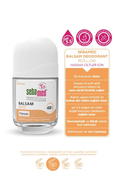 SEBAMED ROL-ON BALSAM 50 ML - Resim 2