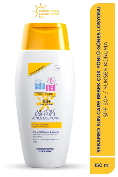 SEBAMED BABY SUN 50 LOS 150 ML - Resim 4