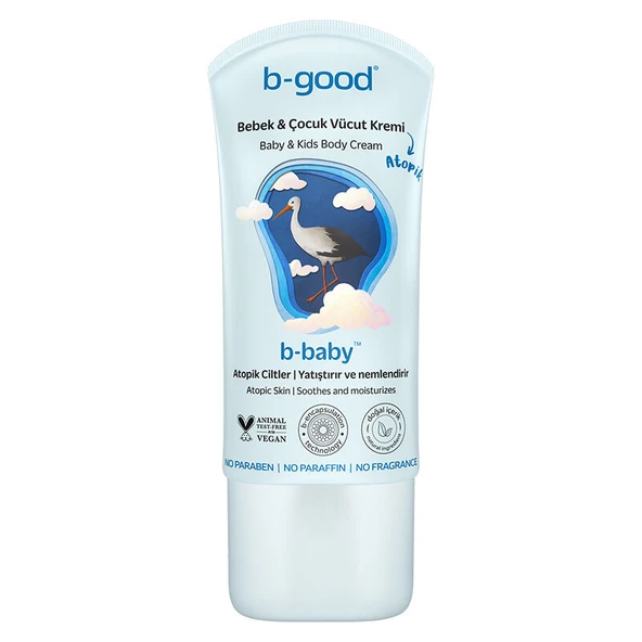 b-good b-baby Bebek ve Çocuk Vücut Kremi Atopik Ciltler 150 ml ürün görseli 1
