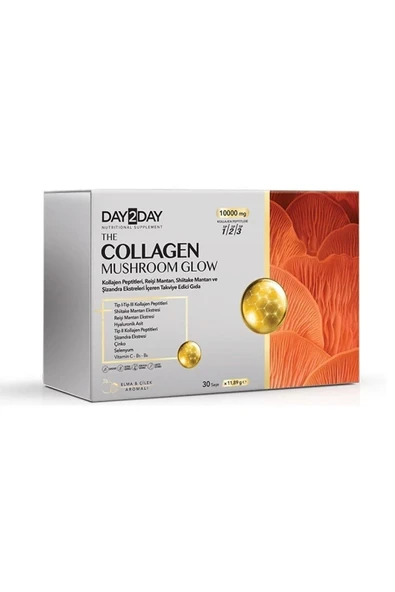 DAY2DAY THE COLLAGEN MUSHROOM GLOW 30 SASE ürün görseli 1