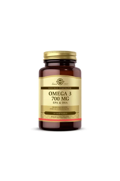SOLGAR OMEGA 3 700 MG 30 SOFTGEL ürün görseli 1