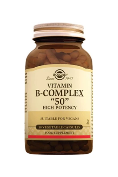 SOLGAR VİTAMİN B-COMPLEX "50" 50 TABLET ürün görseli 1