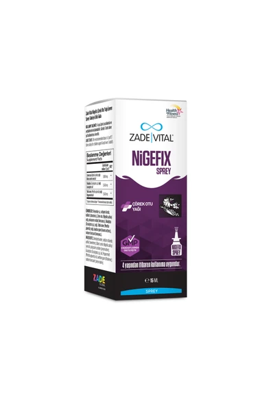 ZADE VITAL NIGEFIX SPR 15 ML - Resim 2