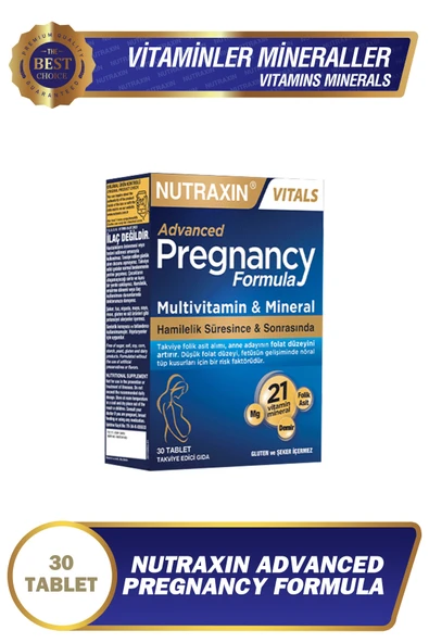 NUTRAXIN PREGNANCY FORMULA 30 TABLET ürün görseli 1