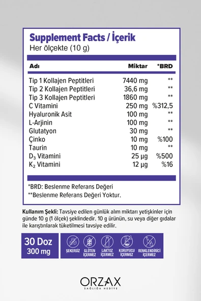 DAY2DAY THE COLLAGEN 300 G TOZ - Resim 2