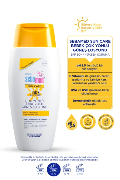 SEBAMED BABY SUN 50 LOS 150 ML - Resim 6