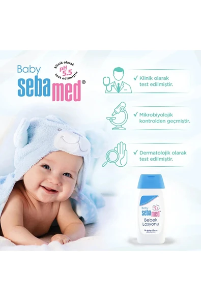 SEBAMED BEBE LOSYONU 200 ML - Resim 4
