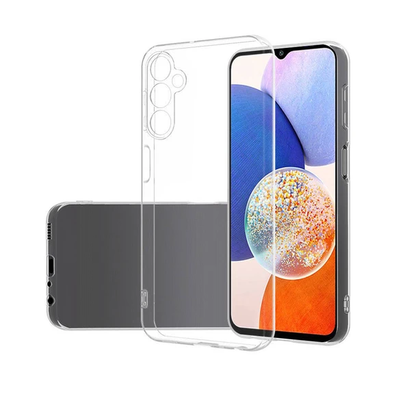 Samsung Galaxy M34 5G Kılıf Kamera Korumalı Silikon Şeffaf Kapak ürün görseli 1