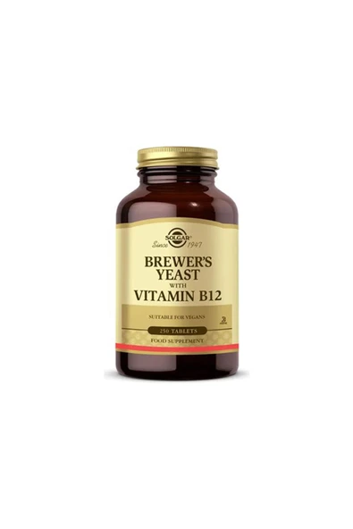 SOLGAR BREWERS YEAST VIT B12 250 TB ürün görseli 1