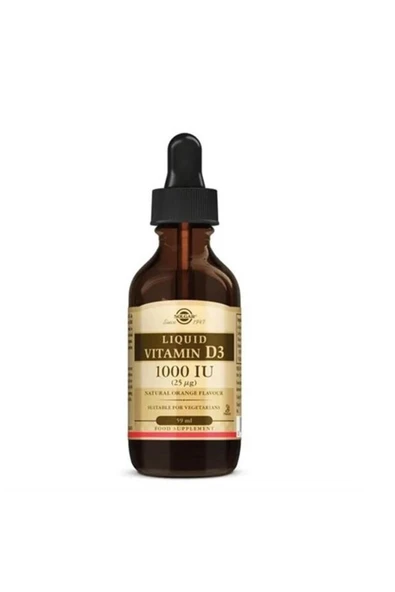 SOLGAR VITAMIN D3 LIQUID 59 ML DAMLA ürün görseli 1