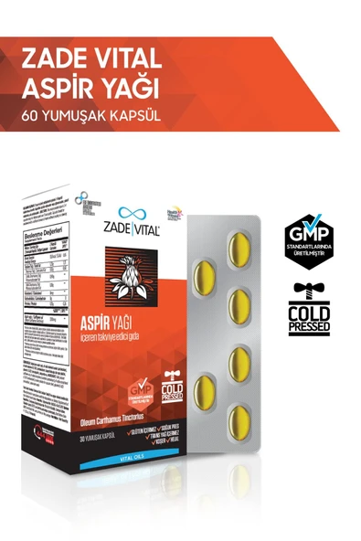 ZADE VITAL ASPIR 60 KAPSUL ürün görseli 1