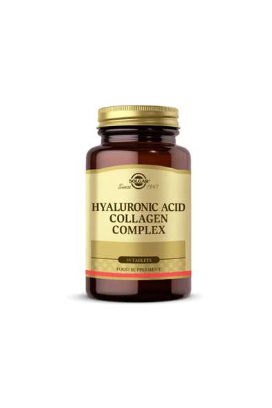 SOLGAR HYALURONİC ACİD COLLAGEN COMPLEX 30 TABLET ürün görseli 1