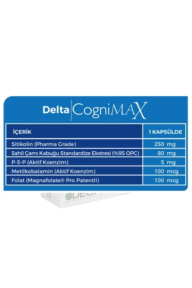 DENS DELTA COGNİMAX   60 KAPSÜL - Resim 2