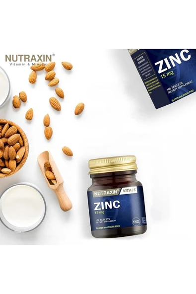 NUTRAXIN ZINC 15 MG 100 TABLET - Resim 5