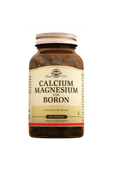 SOLGAR CALCIUM MAGNESIUM BORON 100 TABLET ürün görseli 1