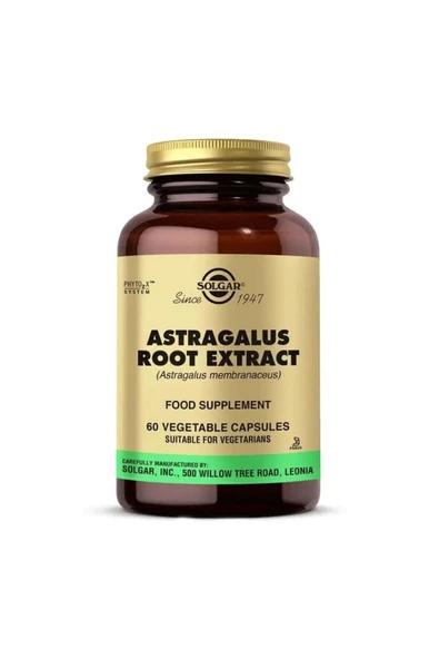 SOLGAR ASTRAGALUS ROOT 60 TABLET ürün görseli 1