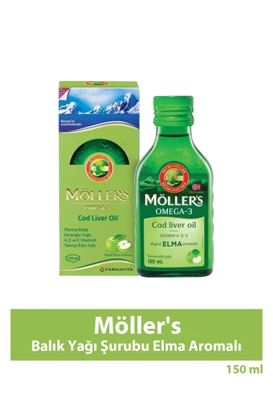 MOLLERS OMEGA 150 ML ELMA AROMALI ürün görseli 1