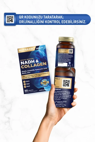 NUTRAXIN NAD H COLLAGEN 60 TAB - Resim 7