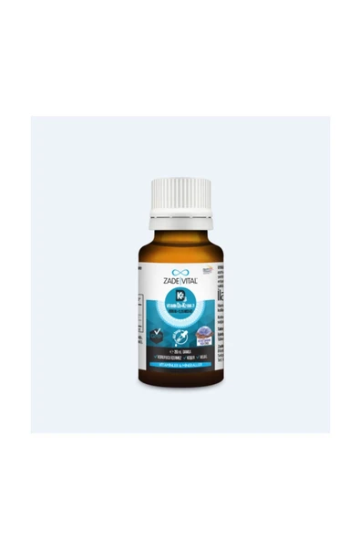 ZADE VITAL D3+K2 KETEN DAMLA 20 ML - Resim 3