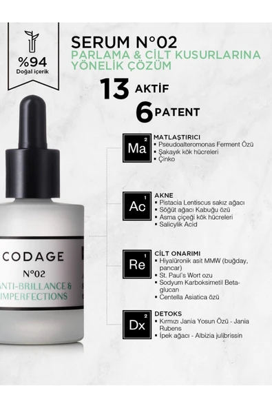 CODAGE NO 2 SERUM - Resim 2