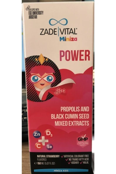 ZADE VITAL MINIZA POWER 150 ML ürün görseli 1