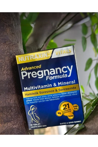 NUTRAXIN PREGNANCY FORMULA 30 TABLET - Resim 3
