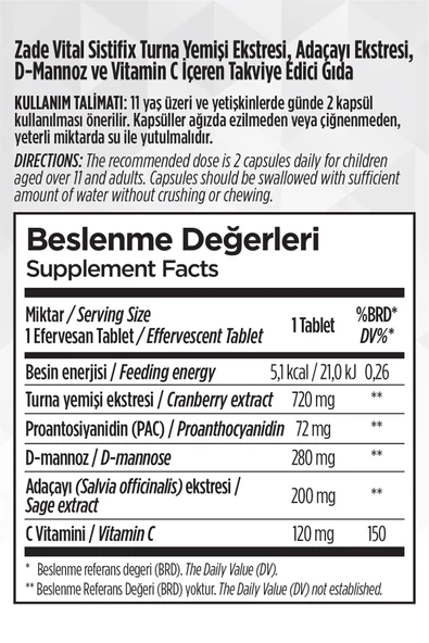 ZADE VITAL SISTIFIX CAP. - Resim 5