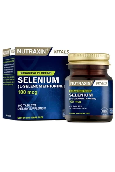 NUTRAXIN SELENIUM 100 MCG T100 TABLET - Resim 3
