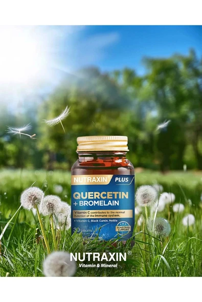 NUTRAXIN QUERCETIN BROMELAIN 30 TB - Resim 6