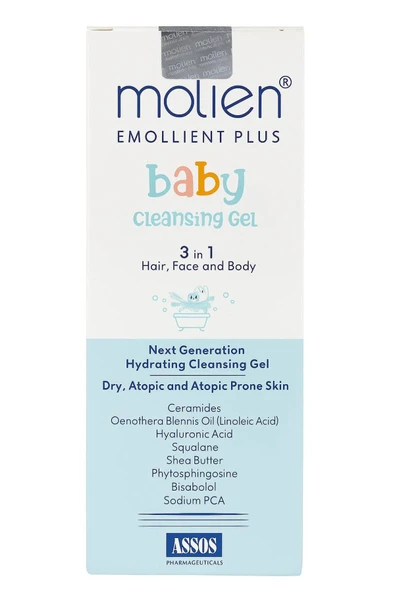 MOLIEN BABY CLEANSING GEL 3 İN 1 ürün görseli 1