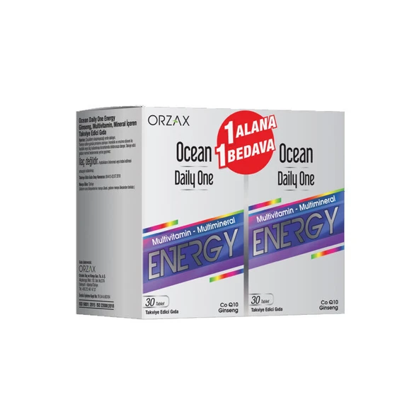 Orzax Ocean Daily One Energy 30 Tablet - 1 ALANA 1 BEDAVA ürün görseli 1